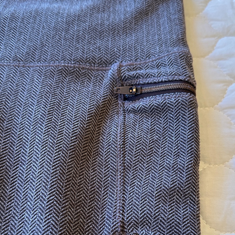 Athleta Brown Herringbone Leggings - Picture 4 of 6